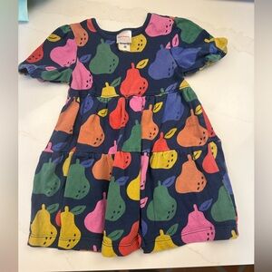 Hanna Andersson Multicolor Pear Print Kids Dress size 2T